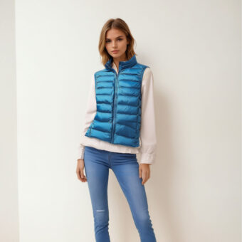 Doudoune légère sans manches pour femmes