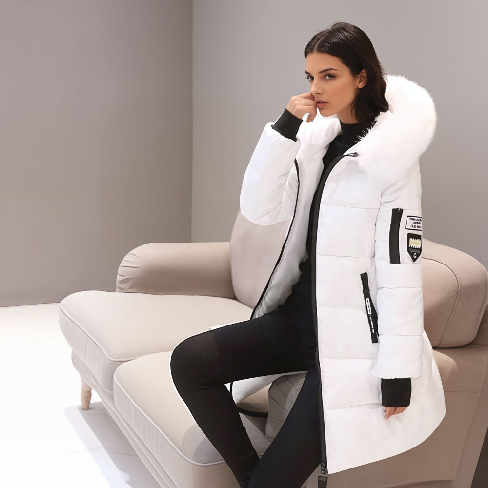 Doudoune chaude mi-longue pour femme �?� JolieDoudoune