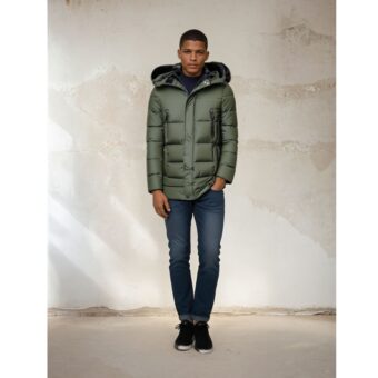 Doudoune longue et chaude multipoches à capuche