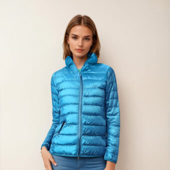 Doudoune légère et chaude en duvet de canard pour femme
